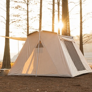 Tente de camping familiale de luxe de haute qualité en coton TC multicolore pour l'extérieur - Product Image 1