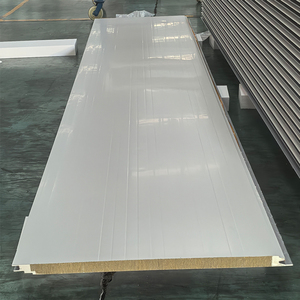 Panneau sandwich isolant pour hôtel 30 mm, nouvelle génération, résistant au feu, en acier, protection contre la corrosion, aluminium, pour murs et toitures, PIR, PU, laine de roche, EPS - Product Image 2