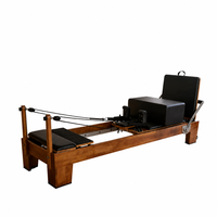 Machine de Pilates pour le remodelage corporel avec cadre en noyer, réglable, dotée de fonctions de bien-être, adaptée à un usage domestique