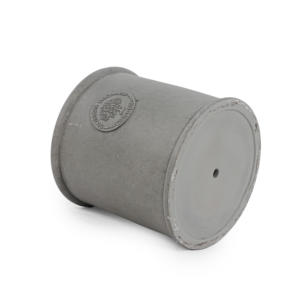 Ensemble de pots à fleurs en céramique de style américain, design à fleurs en relief, trou de drainage, écologique, durable, pour l'intérieur/l'extérieur - Product Image 4