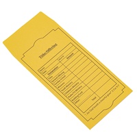 Tantangan Menabung dengan Amplop Uang Kertas Khusus 8.89*16.5cm # 7 Amplop Uang Emas Sekolah Bank dengan Tab untuk Mengatur Anggaran Koin dan Cek