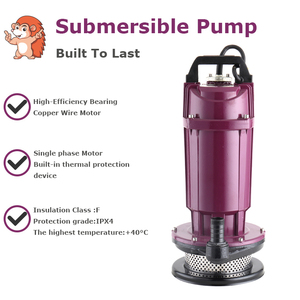 Bomba de Agua Sumergible ZHELI 0.5 1HP 0.75KW QDX para Uso Doméstico, Bomba Sumergible de Alta Presión de 30 m para Cisternas y Pozos - Product Image 1