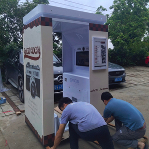 JLJ 쇼핑몰/레크리에이션 장소 셀프 서비스 포토 부스 캐빈 및 프린터 포토 부스 스테이션 - Product Image 1