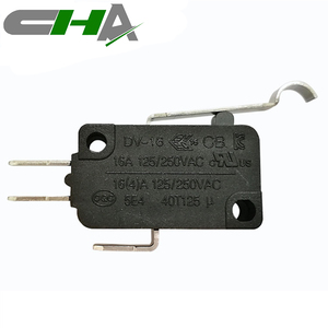 CHA 16(4)A 10a 125/250VAC T125 5e4 25t85 숏 롤러 레버 리미트 250v AC 방수 지피 마이크로 스위치 - Product Image 3