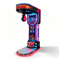 Machine d'arcade de boxe à monnayeur, test de force de frappe, affichage numérique LCD, système de récompense, usage commercial, direct usine