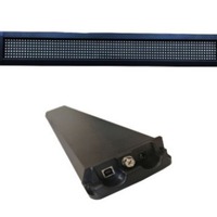 Pantalla de visualización LED Hd a todo color, inalámbrica, Bluetooth, coche, pantalla de información de una sola línea, operación de teléfono móvil