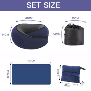Tùy Chỉnh Xách Tay Chậm Phục Hồi Bộ Nhớ Bọt Hình Chữ U Gối Thoáng Khí Mềm Mại Cổ Bọc Hỗ Trợ Du Lịch Gối Máy Bay Du Lịch Đặt - Product Image 5