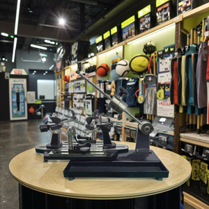 เครื่องขึ้นเอ็นไม้ปิงปองและแบดมินตันคุณภาพสูง ยี่ห้อ Konmat Sports Factory รุ่น KMT-SD002 แบบวางน้ำหนักถ่วง  วัสดุเหล็กกล้า - Product Image 5