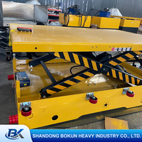 Plateforme élévatrice à ciseaux robuste pour marchandises lourdes, élévateur hydraulique pour entrepôt de marchandises