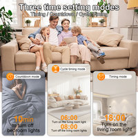 Interrupteur intelligent Tuya 40A, moniteur d'énergie 8-90VDC, contrôle Tuya/SmartLife, avec commande vocale, mini surveillance mobile en temps réel