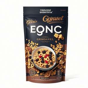 Pochette debout réutilisable personnalisée pour fruits secs, blé mylar, granola, sushi, ingrédients de gelée, sachet d'emballage pour chewing-gum - Product Image 6