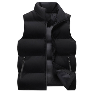 Wholesale customized logo men's and women's universal sleeveless winter warm casual vest men's foam vest top - Product Image 5
