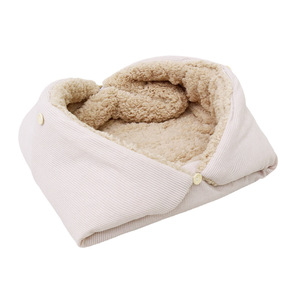 Double Sided Foldable Pet Sleeping Pad Thickened Cotton Fleece Lined Rectangle Dog Bed For <b>Small</b> To Medium Dogs Four Seasons Use - Product Image 2