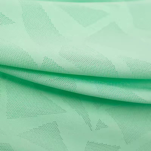 Tejido de malla jacquard de poliéster de secado rápido para ropa deportiva y camisetas, 150g, al por mayor - Product Image 4
