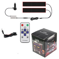 Pantalla LED para Camiones con Ojos de Demonio, Mensajes Animados Desplazables y Parpadeantes, Pantalla LED Flexible Programable de 24V, Panel LED Ojo de Demonio