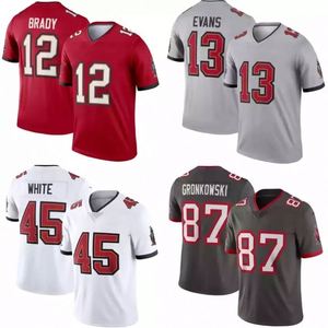 New Tampa Bay City Stitched Football <strong>Jersey</strong> Men Top Quality <strong>Buccaneers</strong> 12 Brady Football <strong>Jersey</strong> - Product Image 1