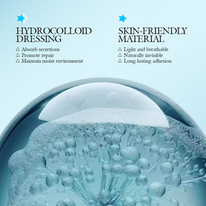 KORMESIC 252 Parches para el Acné Starry Wish, Parches Hidrocoloides Coreanos con Forma de Estrella y Corazón, Personalizables con Etiqueta Privada, para el Rostro - Product Image 4