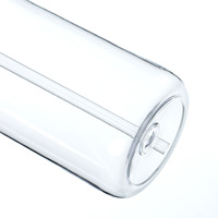 Gobelets en plastique de 16 oz avec paille en forme de U, étanches, réutilisables, avec couvercle et paille, pour la randonnée, l'école et les excursions