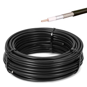 Cable Coaxial <span class=keywords><strong>Rg58</strong></span> de 50 Ohmios, Cable de Comunicación de Cobre <span class=keywords><strong>Rg58</strong></span> <span class=keywords><strong>Au</strong></span> <span class=keywords><strong>Rg58</strong></span> a U, Rollo Negro de 100M 200M, Cable Coaxial para Transmisión de Radio - Product Image 1