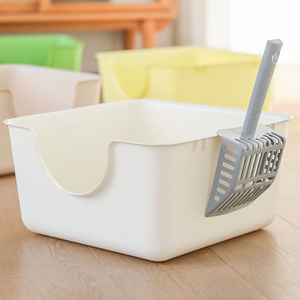 SY2025 One-piece Litter Box Spatter-proof Semi-enclosed <strong>Cat</strong> Latrine for Baby <strong>Cat</strong> Top in Litter Box Pet Supplies - Product Image 2