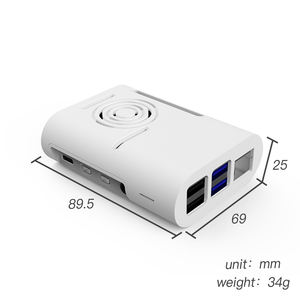 2020 новый стиль Raspberry <span class=keywords><strong>Pi</strong></span> 4 ABS Корпус вентилятора охлаждения для Raspberry <span class=keywords><strong>Pi</strong></span> 4 - Product Image 3