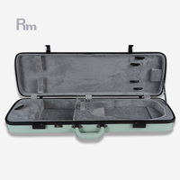 RM arc-en-ciel de haute qualité en fibre de carbone étui pour violon couverture en cuir en fibre de verre matériel dur instrument de musique sac pour le stockage