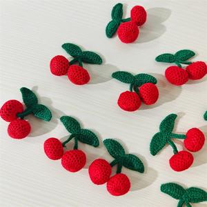 Parches Redondos Bordados en 3D con Diseño de Cereza, Personalizados por ZSY, para Coser en Sombreros, Ropa, Bolsos, Zapatos, Tela Decorativa de Encaje - Product Image 1