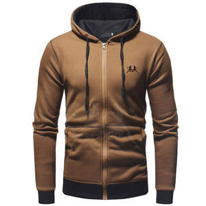 Best Price High Quality <b>Men's</b> Zipper <b>Hoodies</b> Custom Design with Print Pattern 100% Cotton Fabric Size XS for Winter - Product Image 1