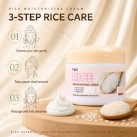 Crème hydratante au riz TWG OEM pour le soin du visage, marque privée, 85g, hydratante, améliore la sécheresse, blanchit la peau, crème visage au riz