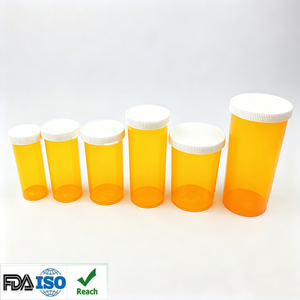 Guchang ขวดยา RX สำหรับ<span class=keywords><strong>ยา</strong></span>พลาสติกใสพร้อมฝาปิดขวดพลาสติกทางการแพทย์สำหรับใช้ในร้านขาย<span class=keywords><strong>ยา</strong></span> - Product Image 5