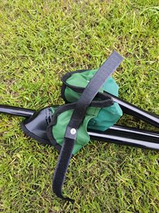 Ngoài trời trong nhà gấp Phân câu cá ba chân Phân tam giác nhỏ có tay cầm để cắm trại dã ngoại B mỗi ghế - Product Image 5