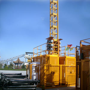 Kualitas Tinggi Ganda Kandang Kecil Konstruksi Kargo Lift Hoist Sc200/200 - Product Image 3