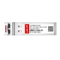 Module émetteur-récepteur optique monomode LC à portée étendue 10G 1550nm 40km compatible Cisco SFP-10G-ER 10GBASE-ER SFP+