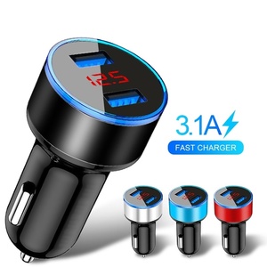 Cargador de coche USB de carga rápida 3.1A para iPhone 13 12 11 <span class=keywords><strong>Pro</strong></span> Max para <span class=keywords><strong>Huawei</strong></span> <span class=keywords><strong>P30</strong></span> cargador de teléfono de coche PD rápido - Product Image 4