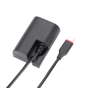 Adaptateur de batterie factice portable KingMa LP-E6 USB-C vers LP-E6, alimentation pour Canon <span class=keywords><strong>EOS</strong></span> 6D 7D 60D 70D <span class=keywords><strong>80D</strong></span> - Product Image 1
