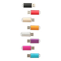 USB Pen Drive Nuevas unidades flash USB de plástico Original 100% Capacidad 4GB Classic Pendrive U Stick