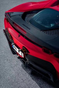 สปอยเลอร์คาร์บอนไฟเบอร์ใหม่สำหรับ SF90 Stradale-OEM สไตล์อัพเกรดแบบติดตั้งด้วยกาวในตัว - Product Image 3