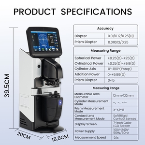 중국 핫 세일 광학 실험실 장비 디지털 자동 포시미터 가격 JD-2600A 자동 렌즈미터 - Product Image 6