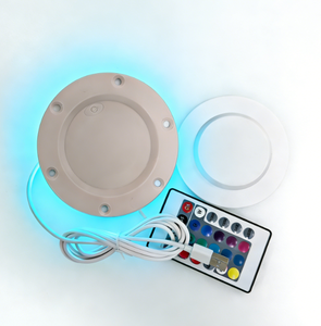 Base de lampe à induction <span class=keywords><strong>LED</strong></span> USB de remplacement pour meubles de table 85 mm 120 mm - Product Image 2