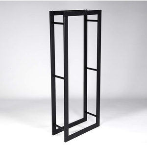 Support à bois en métal pour foyer et four, utilisation intérieure et extérieure, grande capacité de stockage, emballage pour vente par correspondance - Product Image 3