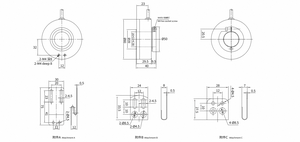 OD 80mm đầy đủ trục rỗng 30mm DC5V dòng dài Diver Loại Đầu ra bộ mã hóa quay gia tăng 1024pprreplace cho E80H30-100-3-T-24 - Product Image 3
