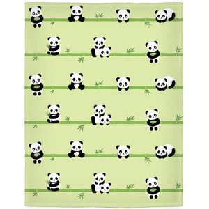 Couverture <span class=keywords><strong>panda</strong></span> personnalisée couverture en flanelle pour enfants adolescents adultes couverture douce chaude et légère pour canapé-lit voyage cadeaux pour amoureux des pandas - Product Image 6