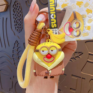 Porte-clés Hecion Nouvelle Collection, Porte-clés Anime 4 Couleurs, Porte-clés Créatif, Dessin Animé, <span class=keywords><strong>Film</strong></span> Anime, Mini Porte-clés Banane <span class=keywords><strong>Minion</strong></span> - Product Image 4