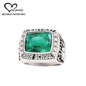Anillo de clase personalizada anillo de campeonato de escuela secundaria al por mayor - Product Image 5