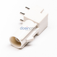 Conector RF Macho Fakra, Código B, Montaje en PCB con Orificio Pasante para Antena de Radio de Coche