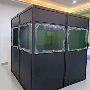 Xinland เครื่องเชื่อมอุตสาหกรรม3*3*2.5เมตร, อุปกรณ์เลเซอร์ทำความสะอาดตู้ป้องกันการตัด - Product Image 5