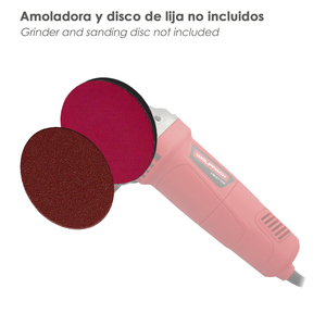 Disco abrasivo in nylon con velcro, 178 mm. Montaggio filettato M14 - Product Image 4