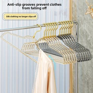 Perchas <span class=keywords><strong>de</strong></span> Acrílico con Purpurina, Elegantes y Bonitas, <span class=keywords><strong>de</strong></span> Cristal, <span class=keywords><strong>para</strong></span> <span class=keywords><strong>Ropa</strong></span> <span class=keywords><strong>de</strong></span> Mujer, Antideslizantes, Transparentes, <span class=keywords><strong>de</strong></span> Plástico, con <span class=keywords><strong>Polvo</strong></span> Dorado - Product Image 3