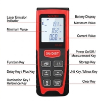 Télémètre laser série SOUTH PD, 60 m, étanche IP54, pour intérieur/extérieur, travaux de topographie et de construction