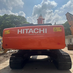 Excavadora Hitachi ZX200 de bajo precio de segunda mano para demolición de edificios antiguos y carga de materiales - Product Image 3